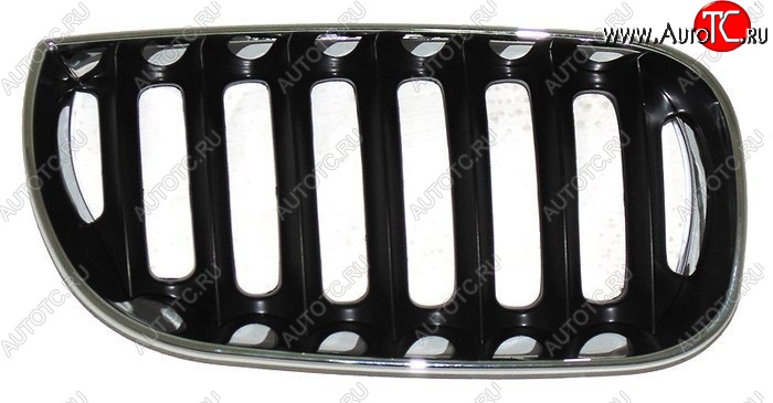 1 459 р. Правая решетка радиатора SAT (черная с хромом) BMW X3 E83 (2003-2009) (Неокрашенная)  с доставкой в г. Майкоп
