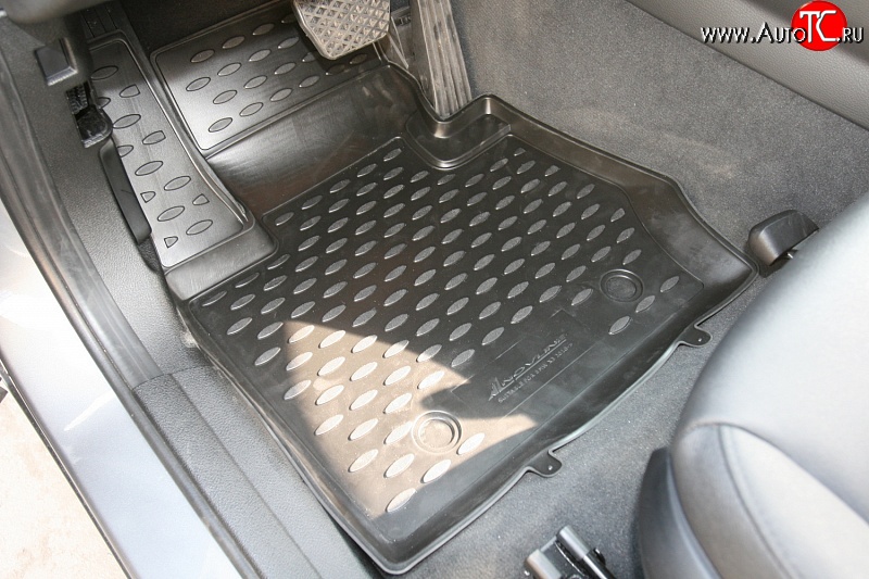 3 199 р. Коврики в салон Element 4 шт. (полиуретан) BMW X3 F25 дорестайлинг (2010-2014) (Черные)  с доставкой в г. Майкоп