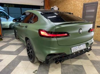 6 749 р. Лип спойлер в стиле X4M  BMW X4  G02 (2018-2021) дорестайлинг (без окраски)  с доставкой в г. Майкоп. Увеличить фотографию 2