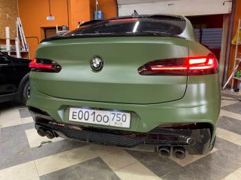 6 749 р. Лип спойлер в стиле X4M  BMW X4  G02 (2018-2021) дорестайлинг (без окраски)  с доставкой в г. Майкоп. Увеличить фотографию 4
