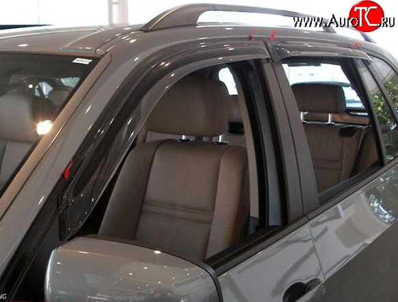 3 399 р. Дефлекторы окон SIM BMW X5 F15 (2013-2018)  с доставкой в г. Майкоп