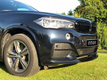 17 999 р. Сплиттер переднего бампера M-Performance BMW X5 F15 (2013-2018) (цвет: черный глянец)  с доставкой в г. Майкоп. Увеличить фотографию 4
