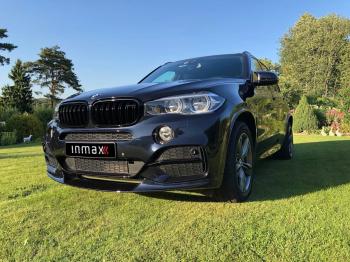 17 999 р. Сплиттер переднего бампера M-Performance BMW X5 F15 (2013-2018) (цвет: черный глянец)  с доставкой в г. Майкоп. Увеличить фотографию 7