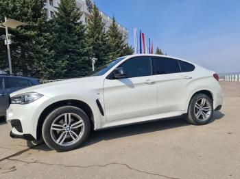 14 899 р. Пластиковые накладки под пороги М-Perfomance BMW X6 F16 (2014-2020) (цвет: черный глянец)  с доставкой в г. Майкоп. Увеличить фотографию 4