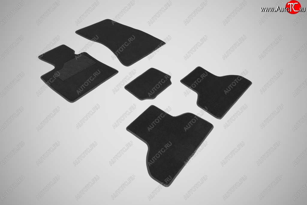 3 399 р. Износостойкие коврики в салон SeiNtex Premium LUX 4 шт. (ворсовые)  BMW X5  F15 (2013-2018)  с доставкой в г. Майкоп