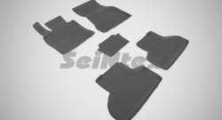 Износостойкие коврики в салон с высоким бортом SeiNtex Premium 4 шт. (резина) BMW X5  F15 (2013-2018)