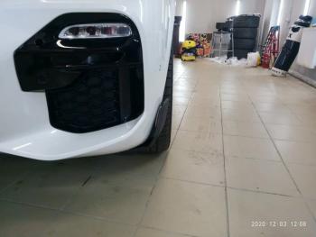 12 499 р. Элероны переднего бампера M-Performance BMW X5 G05 (2018-2022) (цвет: черный глянец)  с доставкой в г. Майкоп. Увеличить фотографию 2