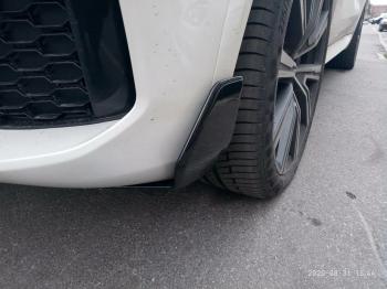 12 499 р. Элероны переднего бампера M-Performance BMW X5 G05 (2018-2022) (цвет: черный глянец)  с доставкой в г. Майкоп. Увеличить фотографию 4