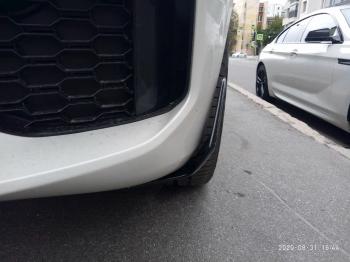 12 499 р. Элероны переднего бампера M-Performance BMW X5 G05 (2018-2022) (цвет: черный глянец)  с доставкой в г. Майкоп. Увеличить фотографию 5