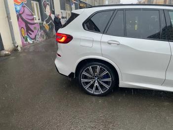 23 499 р. Диффузор заднего бампера М-Perfomance с элеронами  BMW X5  G05 (2018-2022) (цвет: черный глянец)  с доставкой в г. Майкоп. Увеличить фотографию 3