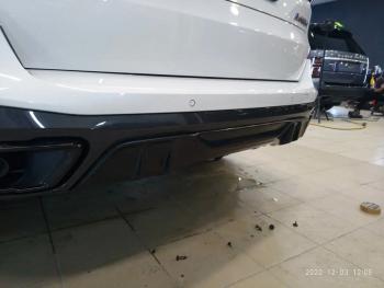 23 499 р. Диффузор заднего бампера М-Perfomance с элеронами  BMW X5  G05 (2018-2022) (цвет: черный глянец)  с доставкой в г. Майкоп. Увеличить фотографию 4