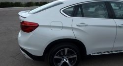 11 199 р. Лип спойлер BS  BMW X6  F16 (2014-2020) (Неокрашенный)  с доставкой в г. Майкоп. Увеличить фотографию 3