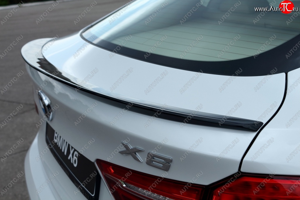11 199 р. Лип спойлер BS  BMW X6  F16 (2014-2020) (Неокрашенный)  с доставкой в г. Майкоп