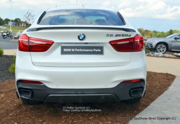 9 499 р. Спойлер багажника Performance BMW X6 F16 (2014-2020) (Неокрашенный)  с доставкой в г. Майкоп. Увеличить фотографию 2