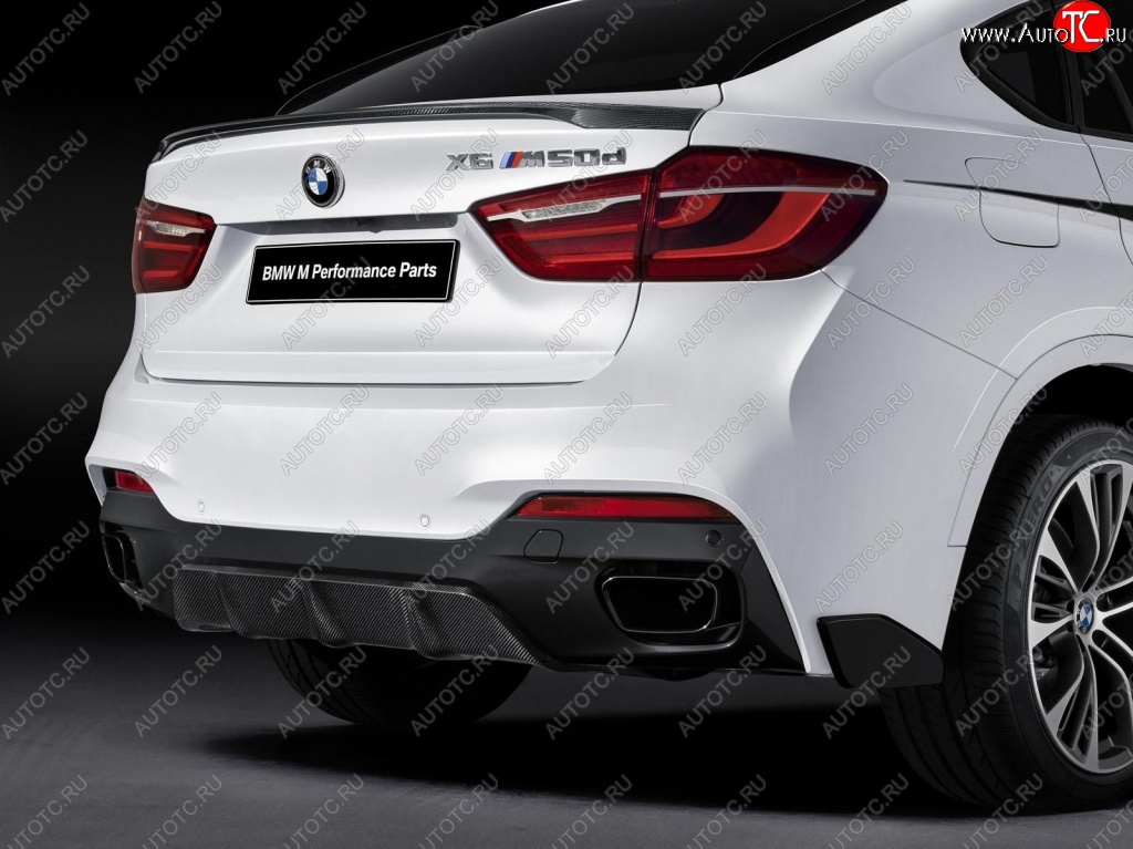9 499 р. Спойлер багажника Performance BMW X6 F16 (2014-2020) (Неокрашенный)  с доставкой в г. Майкоп