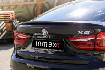 8 599 р. Лип спойлер INMAX (аналог Х6M) BMW X6 F16 (2014-2020) (цвет: черный глянец)  с доставкой в г. Майкоп. Увеличить фотографию 4
