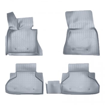Коврики салона Norplast Unidec BMW X6  F16 (2014-2020) (Цвет: серый)