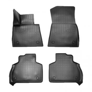 Коврики салона Norplast Unidec (1 и 2 ряд 6-ти местной версии) BMW X7  G07 (2018-2022) (Цвет: черный)