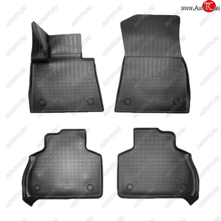 3 199 р. Коврики салона Norplast Unidec (1 и 2 ряд 6-ти местной версии) BMW X7 G07 (2018-2022) (Цвет: черный)  с доставкой в г. Майкоп