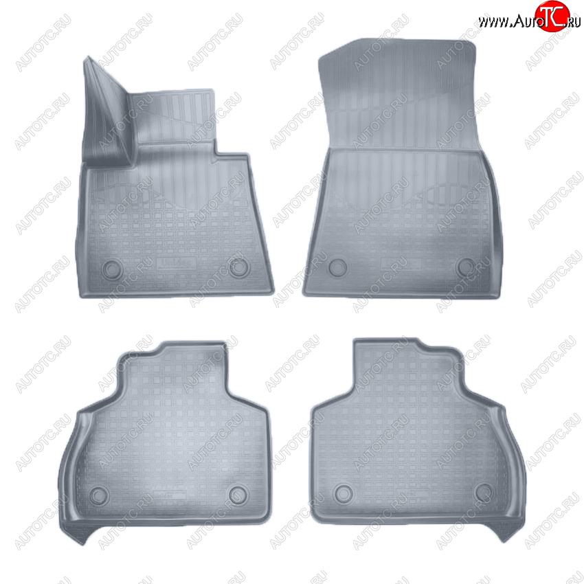 4 099 р. Коврики салона Norplast Unidec (1 и 2 ряд 6-ти местной версии)  BMW X7  G07 (2018-2022) (Цвет: серый)  с доставкой в г. Майкоп