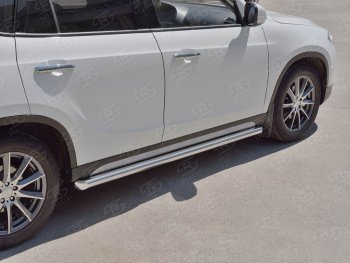 19 999 р. Защита порогов из круглой трубы d63 мм SLITKOFF v1 Brilliance V5 (2012-2018)  с доставкой в г. Майкоп. Увеличить фотографию 3