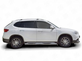 22 549 р. Защита порогов из трубы d76 мм с пластиковыми вставками для ног  SLITKOFF v2 Brilliance V5 (2012-2018)  с доставкой в г. Майкоп. Увеличить фотографию 2