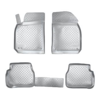 Коврики салонные Noplast (3D) Cadillac Bls  седан (2006-2011) (Серые)