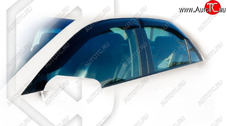 1 999 р. Дефлектора окон CA-Plastiс  Cadillac CTS  седан (2007-2013) (Classic полупрозрачный)  с доставкой в г. Майкоп