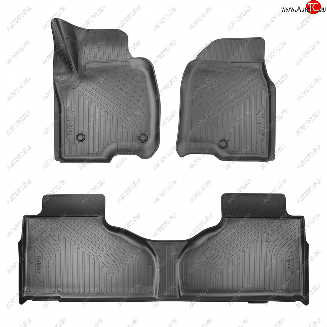 3 199 р. Коврики салона Norplast Unidec Cadillac Escalade GMT 1XX   (2020-2022) (черные)  с доставкой в г. Майкоп
