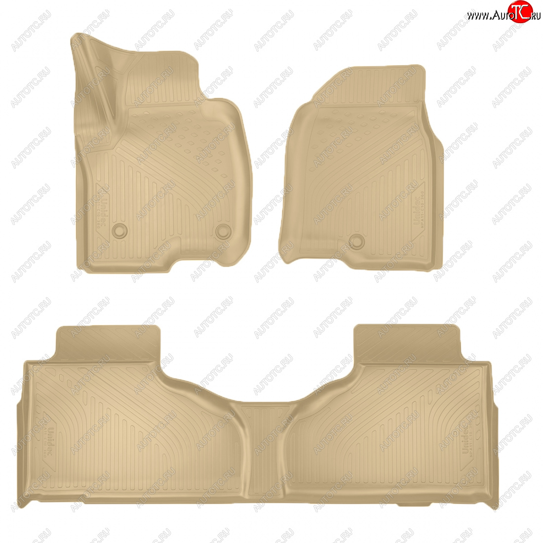 4 099 р. Коврики салона Norplast Unidec  Cadillac Escalade  GMT 1XX (2020-2022)   (бежевые)  с доставкой в г. Майкоп