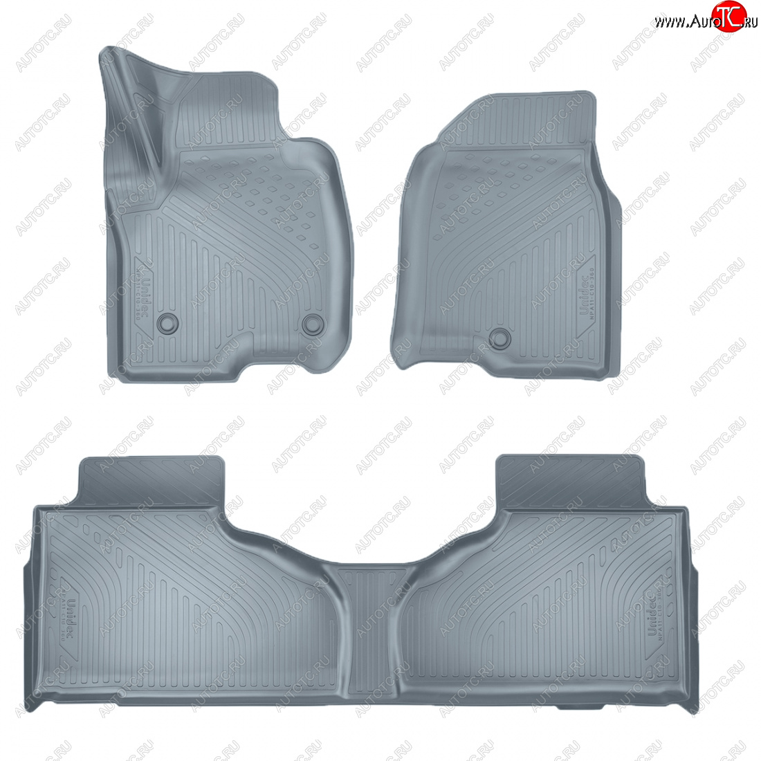 4 099 р. Коврики салона Norplast Unidec  Cadillac Escalade  GMT 1XX (2020-2022)   (серые)  с доставкой в г. Майкоп