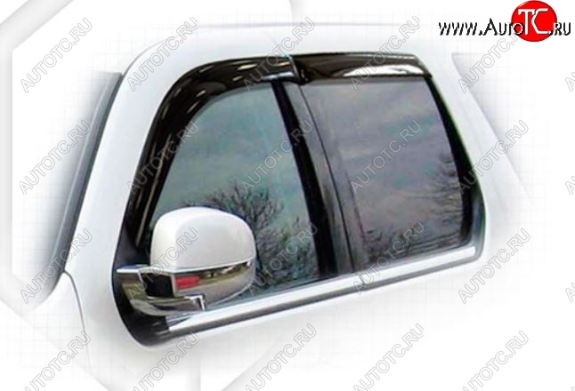 2 199 р. Дефлектора окон CA-Plastiс Cadillac Escalade GMT926 джип 5 дв. короткая база (2006-2014) (Classic полупрозрачный, Без хром.молдинга)  с доставкой в г. Майкоп