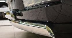 19 999 р. Защита переднего бампера (2 трубыØ75х42 мм, нержавейка) Russtal Cadillac Escalade GMT926 джип 5 дв. короткая база (2006-2014)  с доставкой в г. Майкоп. Увеличить фотографию 3