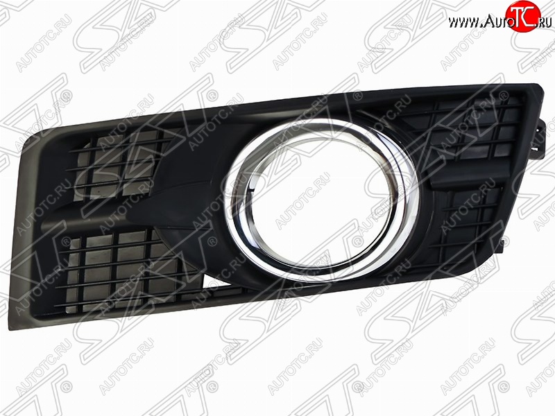 2 769 р. Левая оправа противотуманной фары SAT Cadillac SRX дорестайлинг (2010-2012) (Неокрашенная)  с доставкой в г. Майкоп