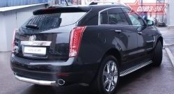 15 839 р. Защита заднего бампера Souz-96 (d76) Cadillac SRX дорестайлинг (2010-2012)  с доставкой в г. Майкоп. Увеличить фотографию 2