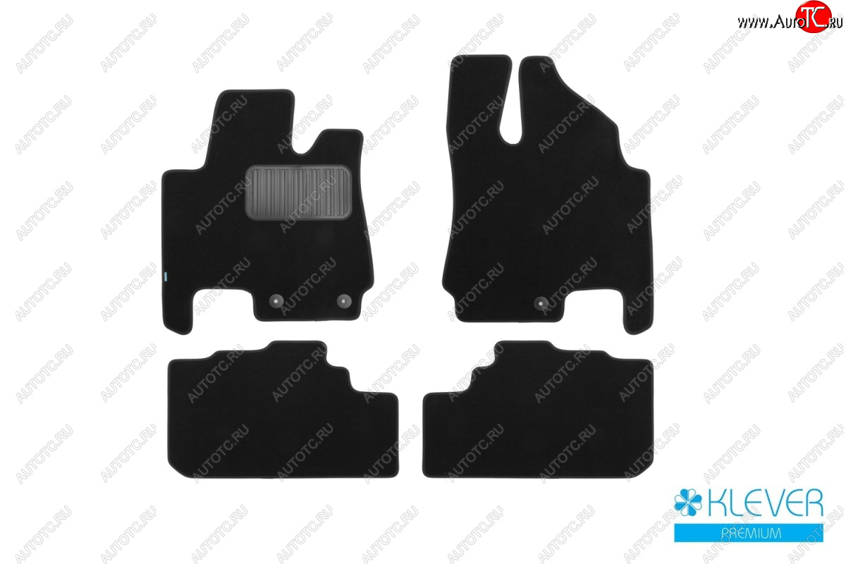 9 549 р. Текстильные коврики салона Klever Premium (АКПП) Cadillac SRX дорестайлинг (2010-2012) (Цвет: черный)  с доставкой в г. Майкоп