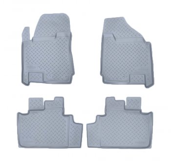 Коврики салона Norplast Unidec Cadillac SRX (2010-2012) дорестайлинг (Цвет: серый)