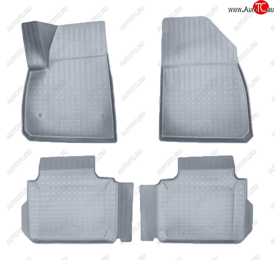 4 199 р. Коврики салона Norplast Unidec  Cadillac XT5 (2016-2020) дорестайлинг (Цвет: серый)  с доставкой в г. Майкоп