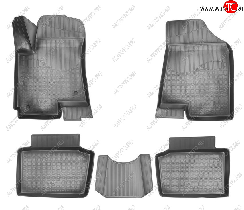 2 489 р. Комплект ковриков в салон Norplast Unidec  Changan CS35 (2012-2021) (Цвет: черный)  с доставкой в г. Майкоп
