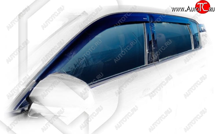 2 199 р. Дефлектора окон CA-Plastic Changan CS35 Plus дорестайлинг (2018-2022) (Classic полупрозрачный, Без хром.молдинга)  с доставкой в г. Майкоп