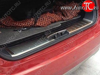 4 249 р. Пластиковый порожек в багажник автомобиля CT Changan CS75 дорестайлинг (2013-2017)  с доставкой в г. Майкоп
