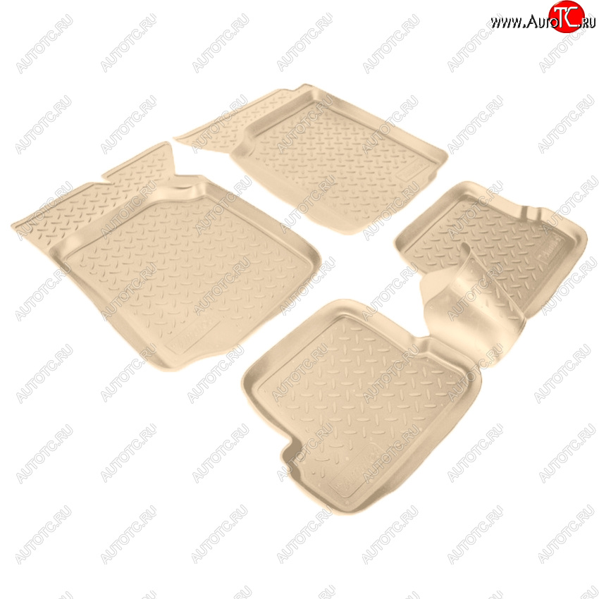 2 789 р. Коврики салона Norplast Unidec  Chery Amulet (Corda)  A15 (2003-2010), Vortex Corda (2010-2013) (Цвет: бежевый)  с доставкой в г. Майкоп