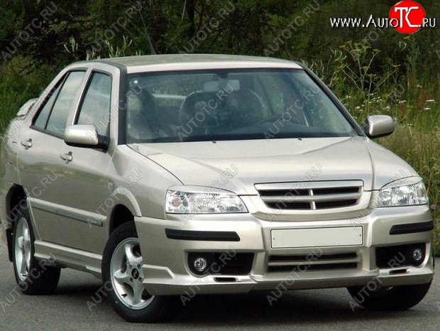2 349 р. Накладки на колёсные арки CT Chery Amulet (Corda) A15 лифтбэк (2003-2010) (Неокрашенные)  с доставкой в г. Майкоп