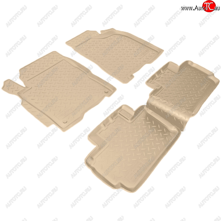 2 789 р. Коврики салона Norplast Unidec  Chery Bonus  (A13) - Very (Цвет: бежевый)  с доставкой в г. Майкоп