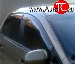 999 р. Комплект дефлекторов окон (ветровиков) 4 шт. (седан) Russtal Chery Bonus (A13) лифтбэк (2011-2016)  с доставкой в г. Майкоп