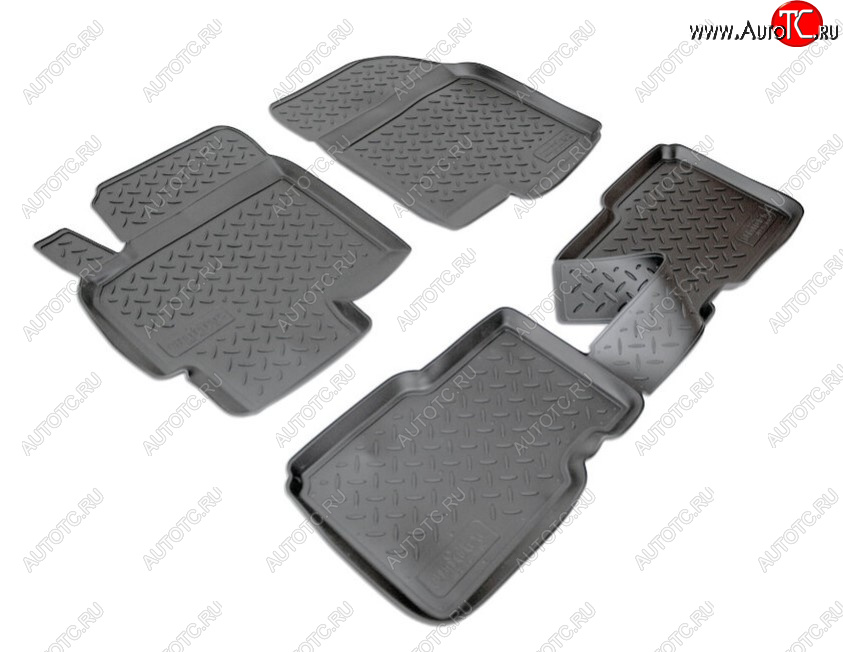 2 499 р. Комплект ковриков в салон Norplast Unidec Chery Cross Eastar B14 (2006-2015) (Цвет: черный)  с доставкой в г. Майкоп