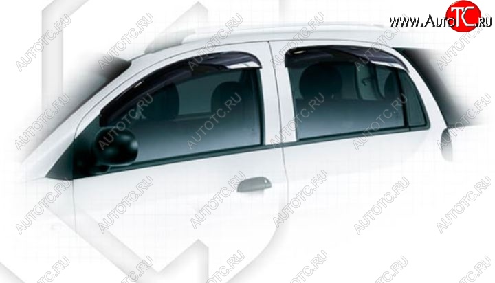1 999 р. Дефлектора окон CA-Plastiс  Chery Indis  S18 (2011-2016) (Classic полупрозрачный)  с доставкой в г. Майкоп