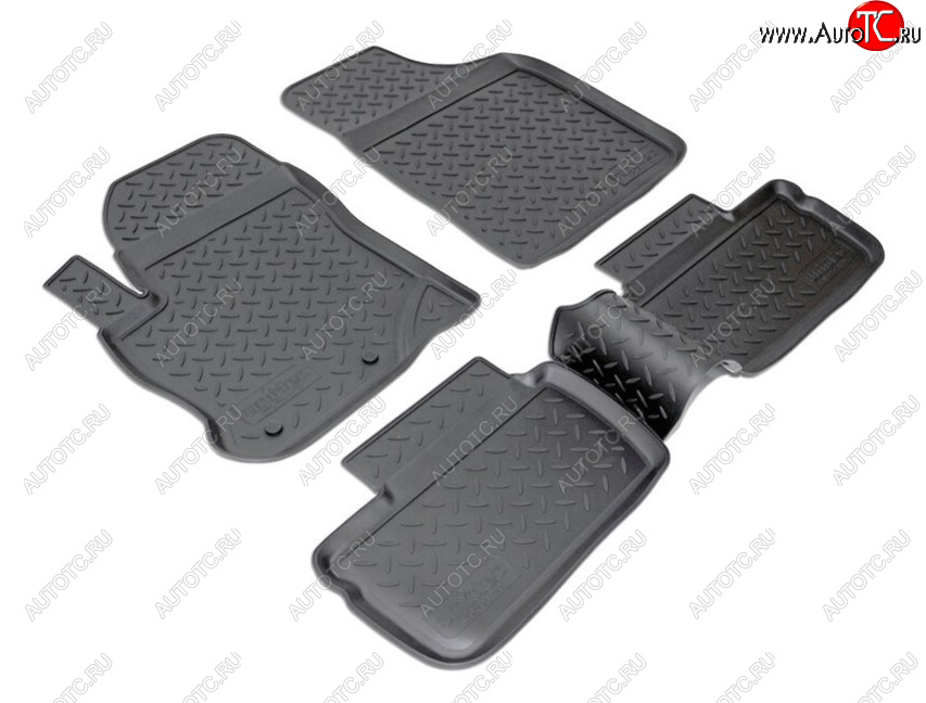 2 499 р. Комплект салонных ковриков Norplast Unidec Chery Indis S18 (2011-2016) (Цвет: черный)  с доставкой в г. Майкоп