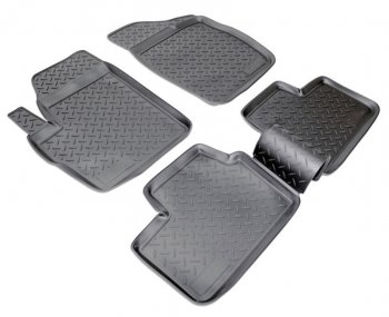 Комплект салонных ковриков Norplast Chery Kimo  A1 (2008-2014) хэтчбэк (Цвет: черный)