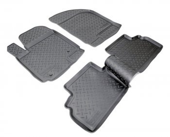 Комплект салонных ковриков Norplast Unidec Chery M11  A3 (2008-2017) хэтчбэк, седан (Цвет: черный)